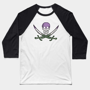 Genderqueer Pirate Pride Baseball T-Shirt